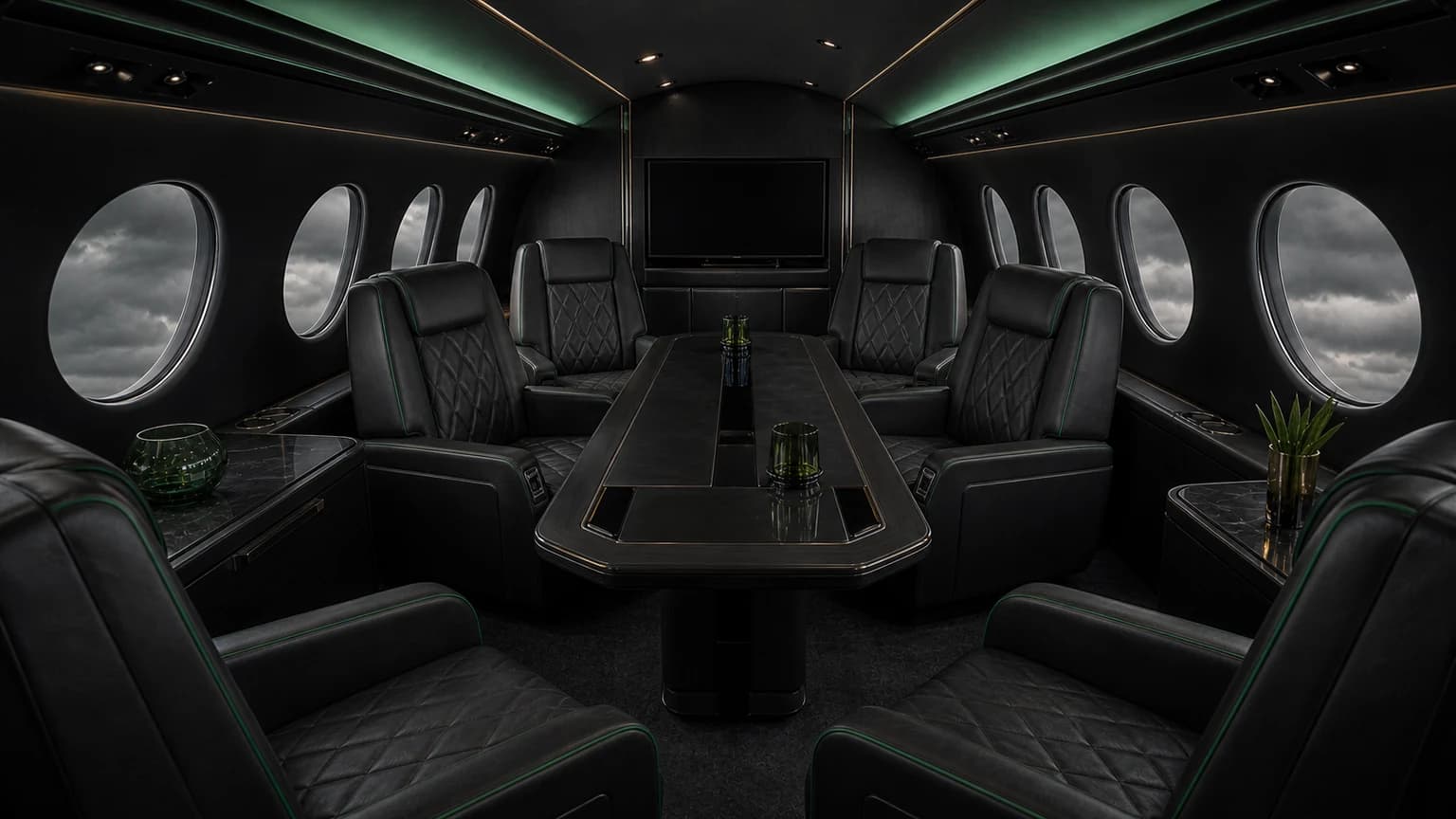 Gulfstream G280 — illustrative executive conference